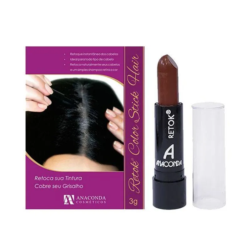 Retok Stick Hair Color - Castanho Médio 3g (7098)