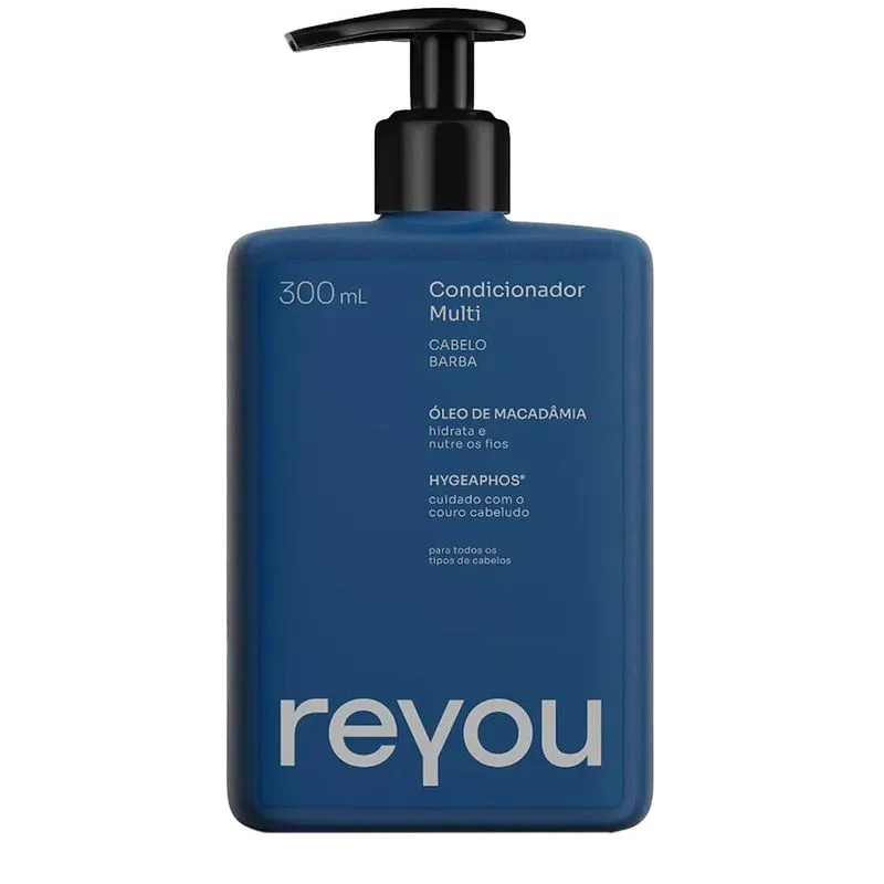 Reyou - Óleo de Macadâmia Hygeaphos - Shampoo Multiuso