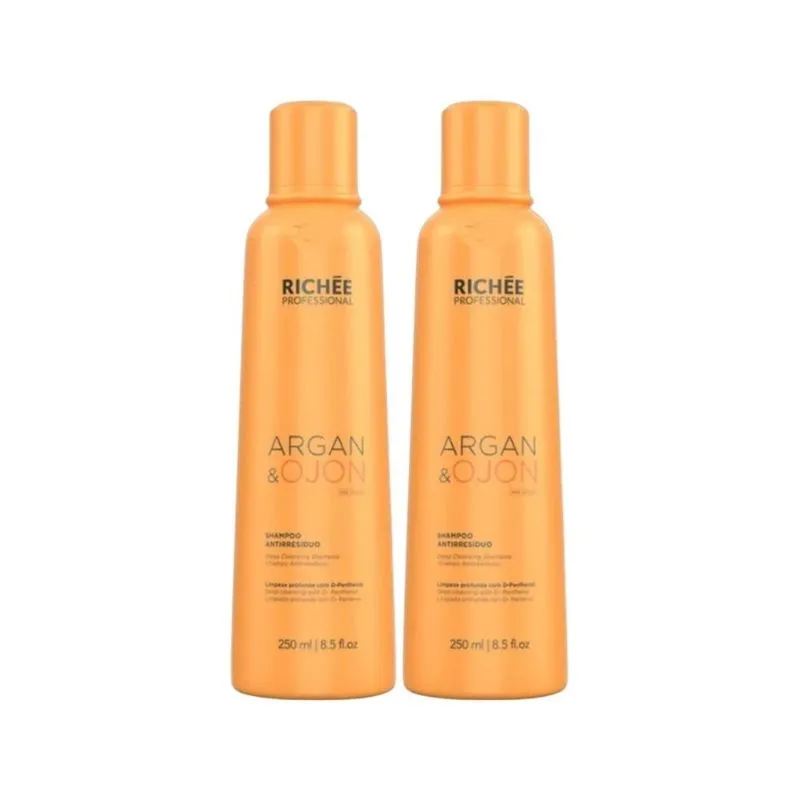 Richée Professional Argan e Ojon - Kit 2 Shampoo 250ml