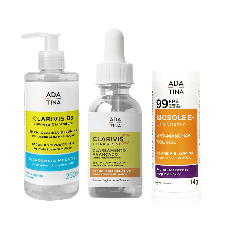 Rotina de Skincare Clareadora - Todos os Tipos de Pele