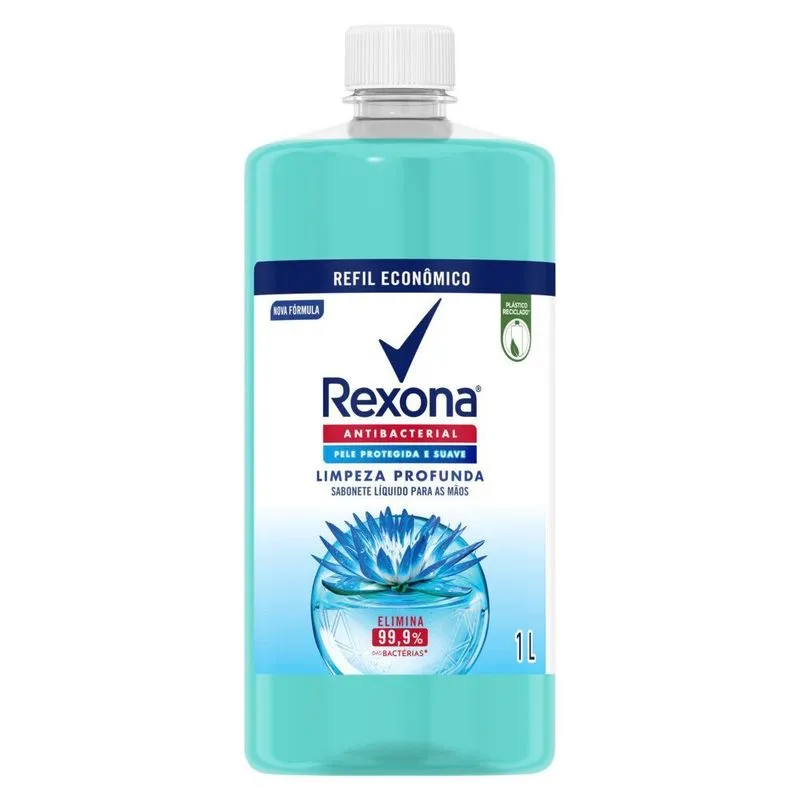 Sabonete Líquido Rexona Antibacterial Limpeza Profunda 1 Litro