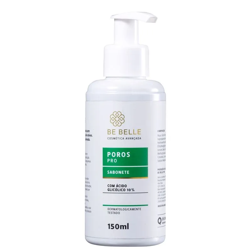 Sabonete Ácido Glicólico Poros Be Belle 10% 150ml