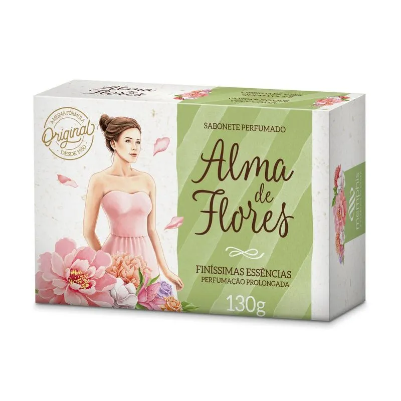 Sabonete Alma de Flores - Tradicional - 130g