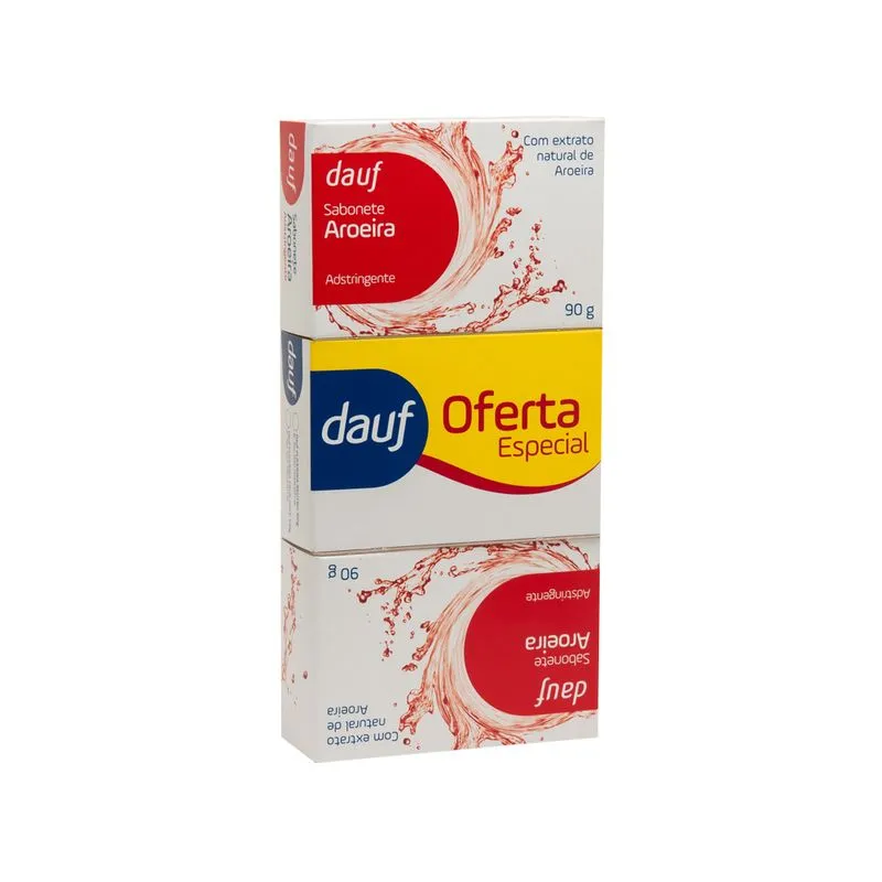 Sabonete dauf De aroeira 90g com 3 unidades