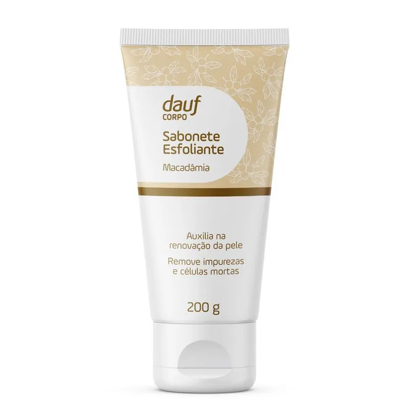 Sabonete Esfoliante Corporal Dauf Macadâmia 200g