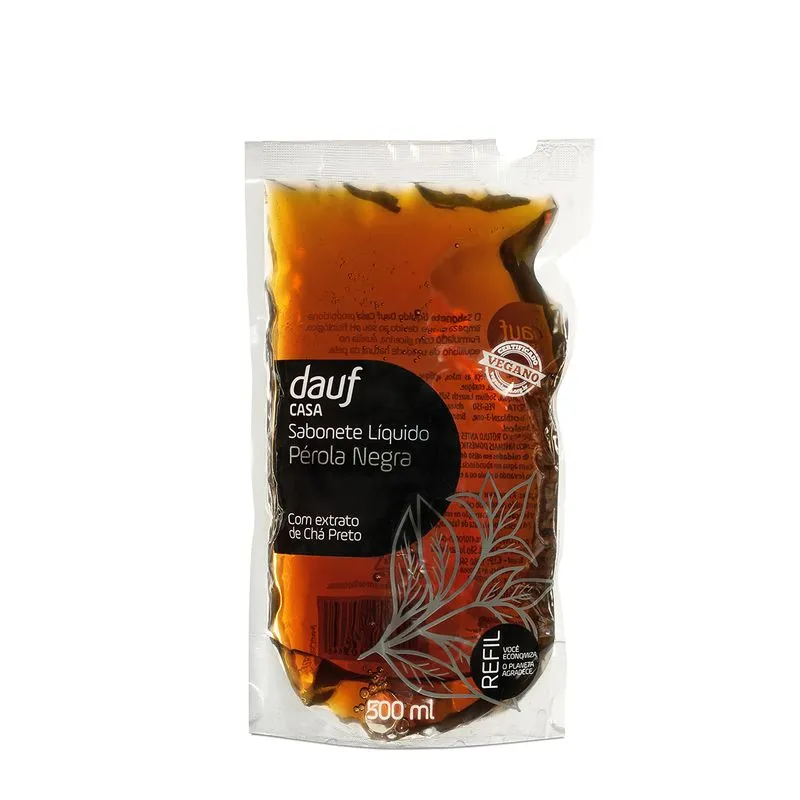 Sabonete Dauf Pérola Negra Refil 500ml