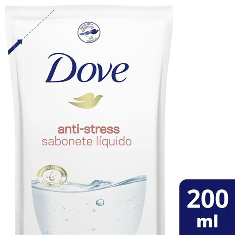 Sabonete Líquido Dove Micelar Anti-Stress Micelar Refil 200ml