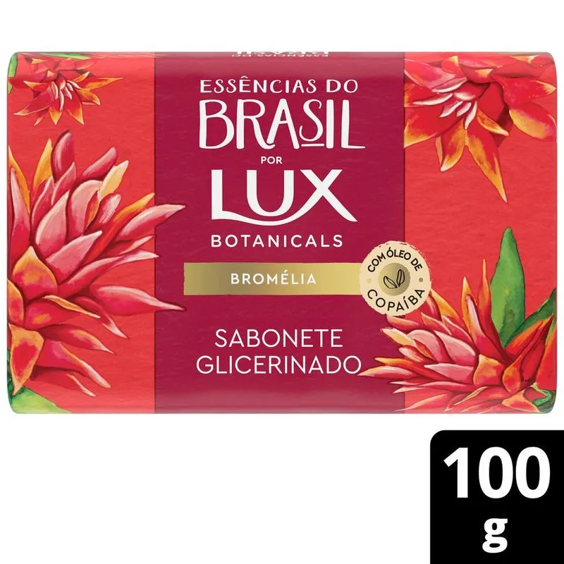 Sabonete Glicerinado Lux Botanicals Essências do Brasil Bromélia 100g