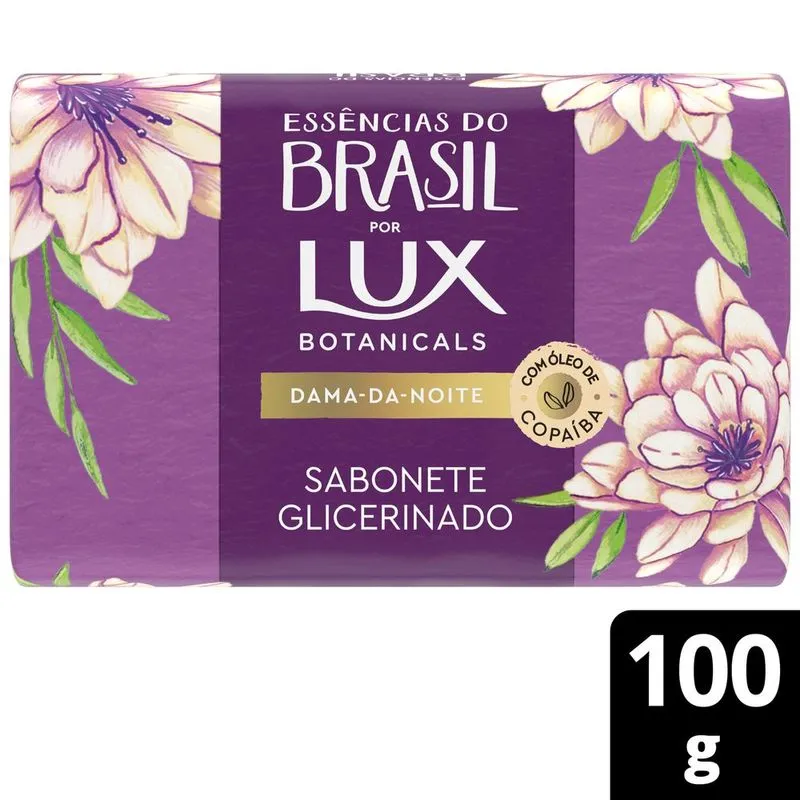 Sabonete Glicerinado Lux Botanicals Essências do Brasil Dama da Noite 100g