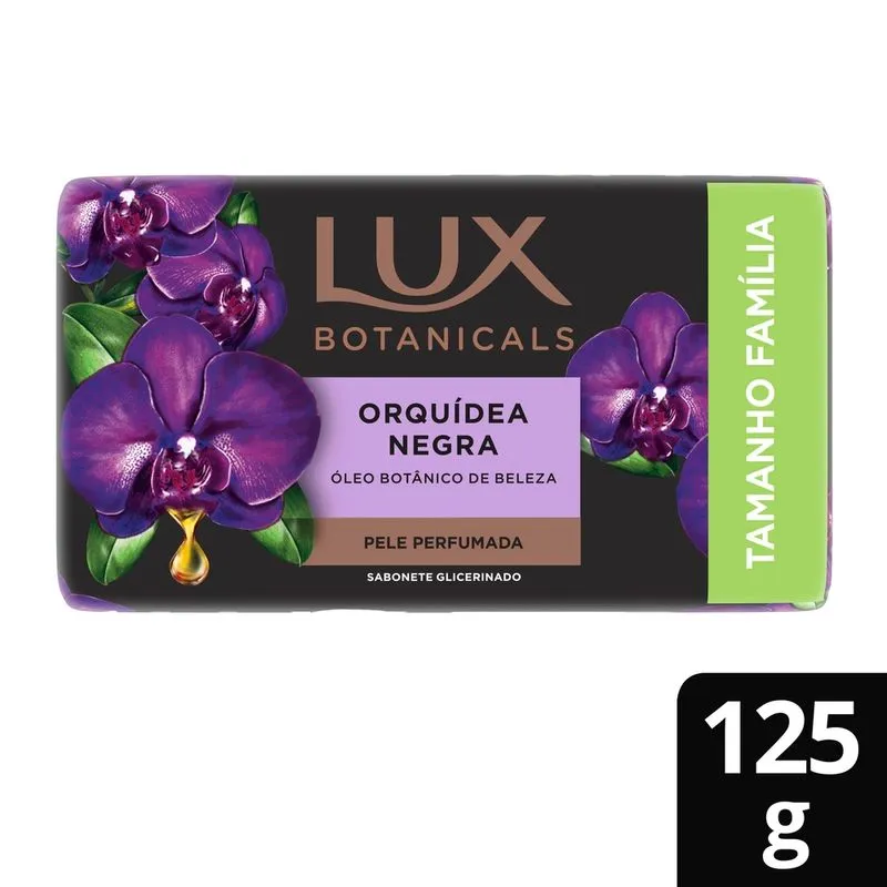 Sabonete Glicerinado Lux Botanicals Orquídea Negra 125g