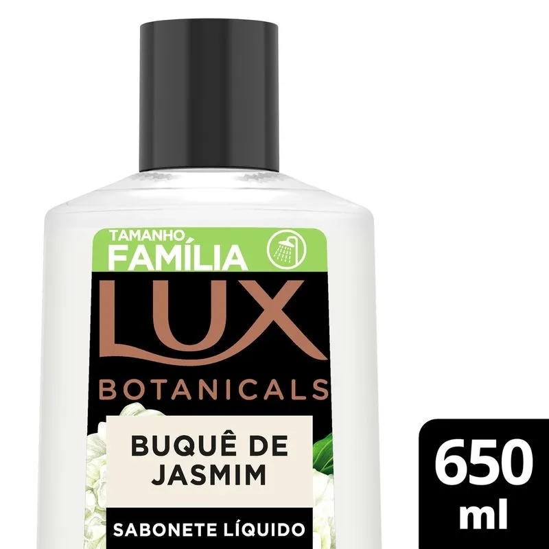 Sabonete Líquido Lux Botanicals Buquê de Jasmim 650ml