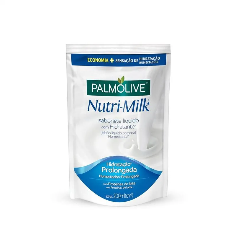 Sabonete Líquido Palmolive Nutri-Milk Hidratação Prolongada Refil 200ml