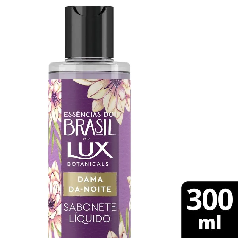 Sabonete Líquido Lux Botanicals Essências do Brasil Dama da Noite 300ml