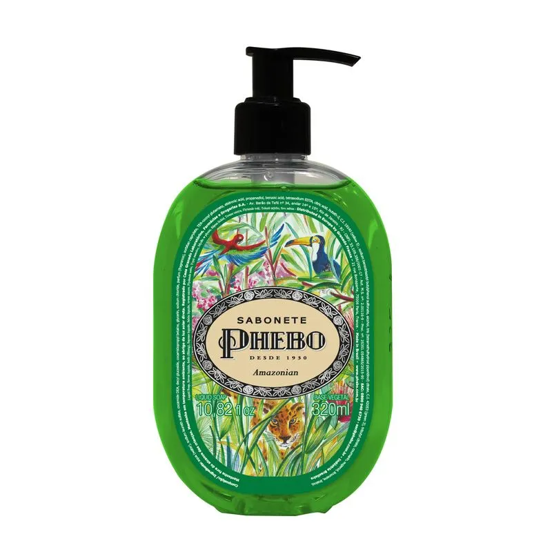 Sabonete Líquido de Glicerina Phebo Tradicional Amazonian 320ml