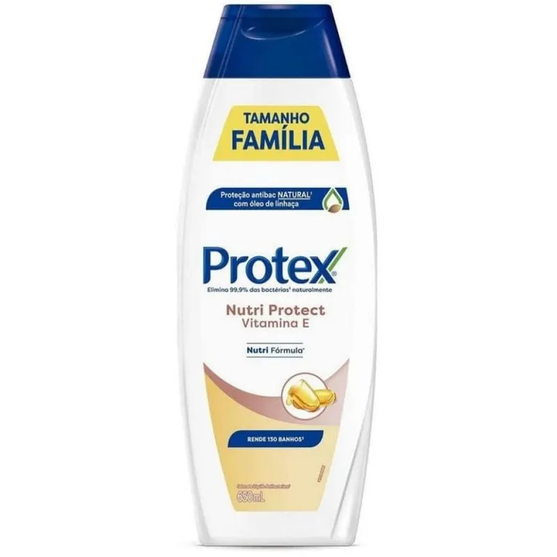 Sabonete Líquido Protex Nutri Protect Vitamina E Antibacteriano 650ml