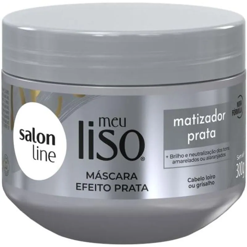 Salon Line - Meu Liso Prata - Máscara Capilar - 300g