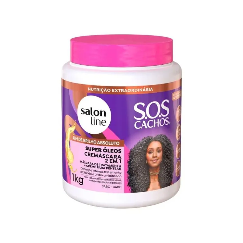 Salon Line S.O.S Cachos Super Óleos Cremáscara - 1kg
