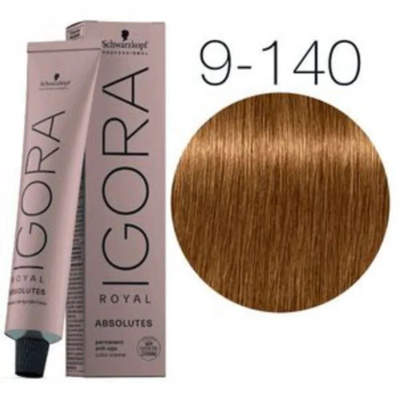 Schwarzkopf Igora Royal Absolutes 9-140 Louro Extra Claro Cendre Bege Natural 60ml