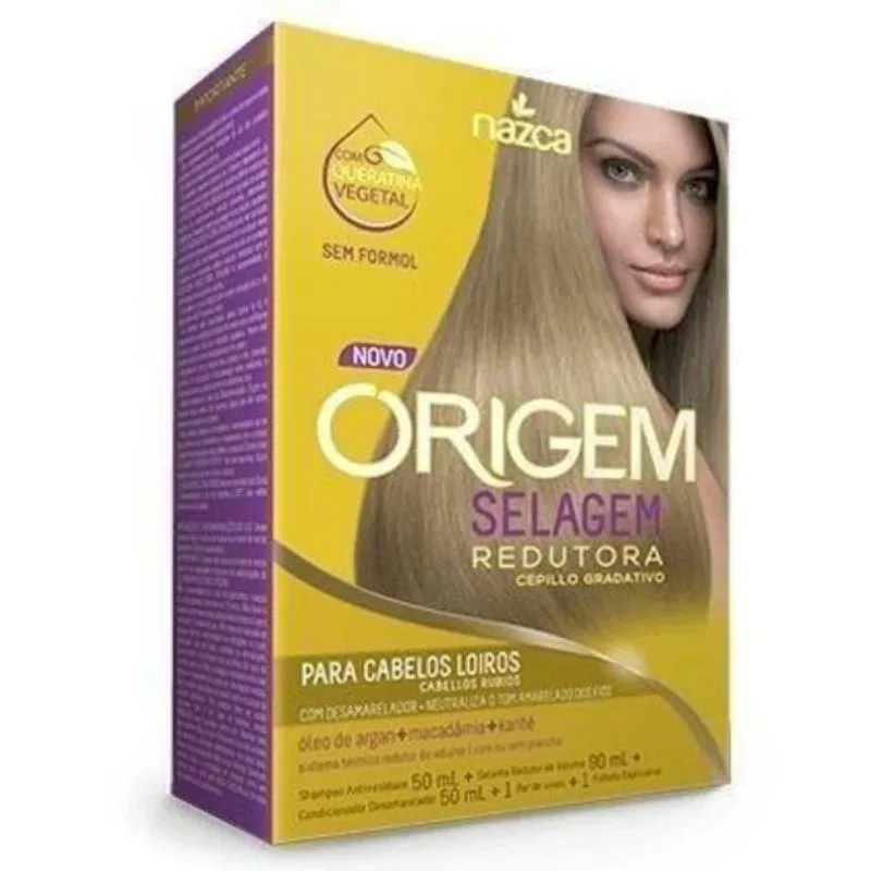 Selagem Origin Redutora Sem Formol para Cabelos Loiros