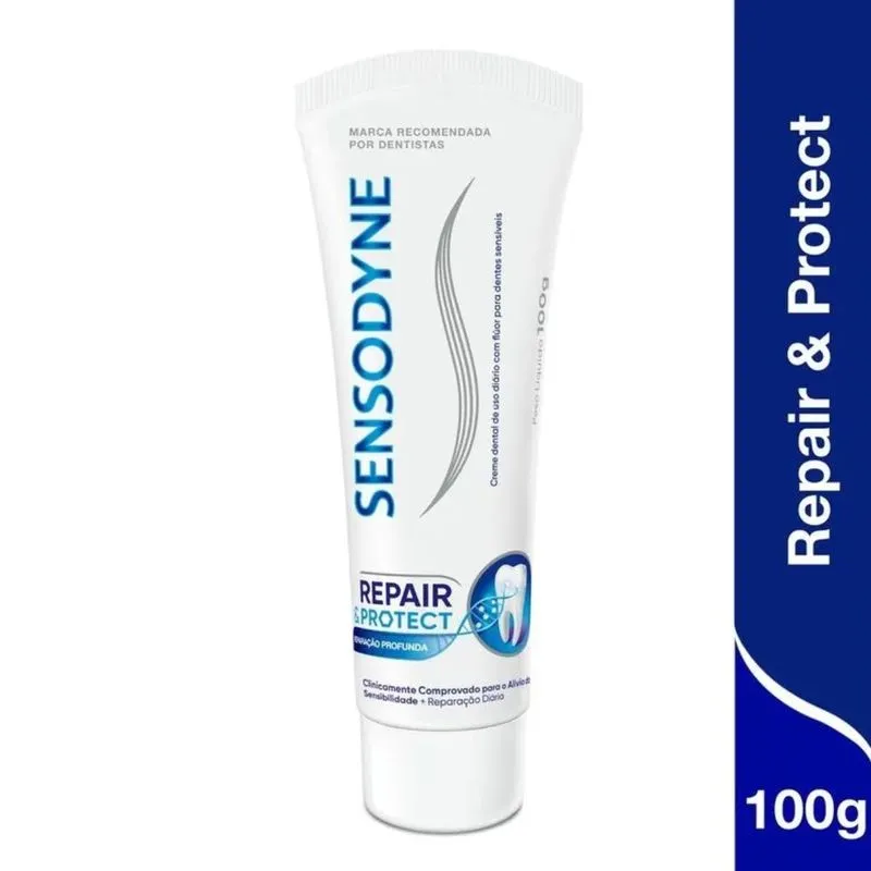 Creme Dental Sensodyne Repair & Protect Reparação Profunda para Dentes Sensíveis 100g
