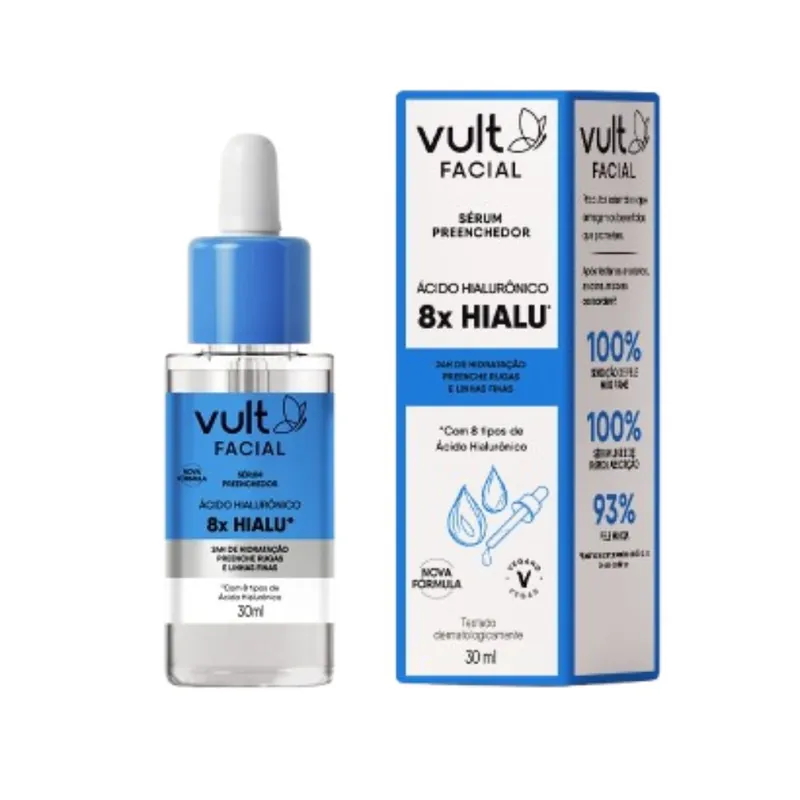 Sérum Facial Vult Preenchedor com Ácido Hialurônico 30g