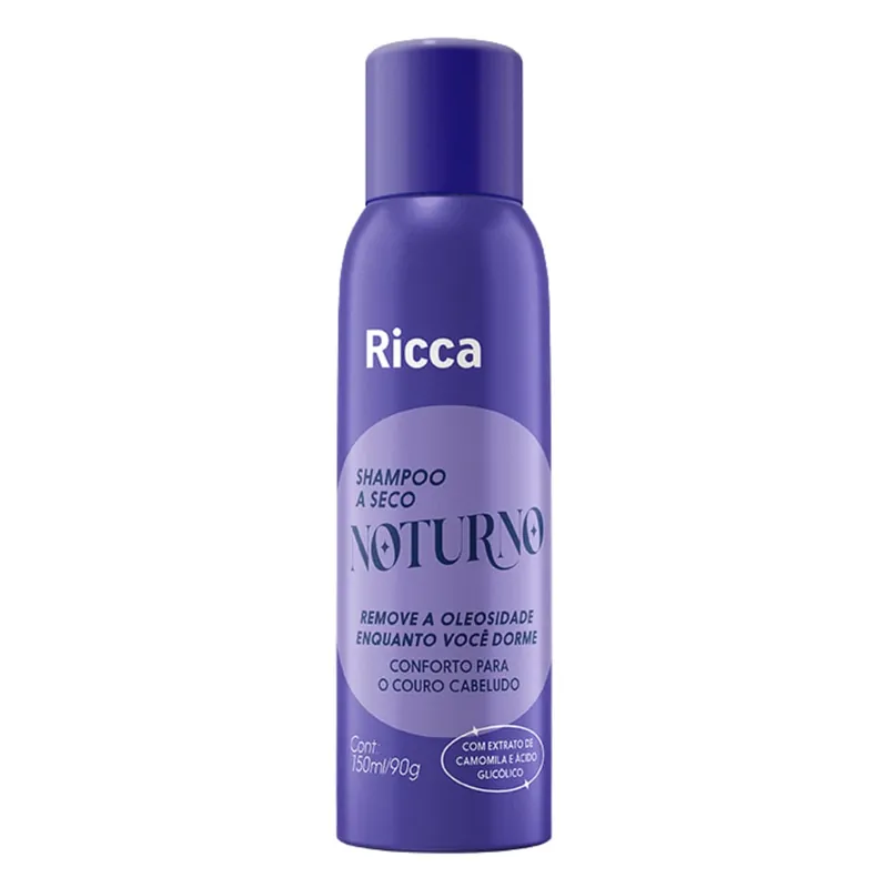Shampoo A Seco Ricca Noturno 150ml