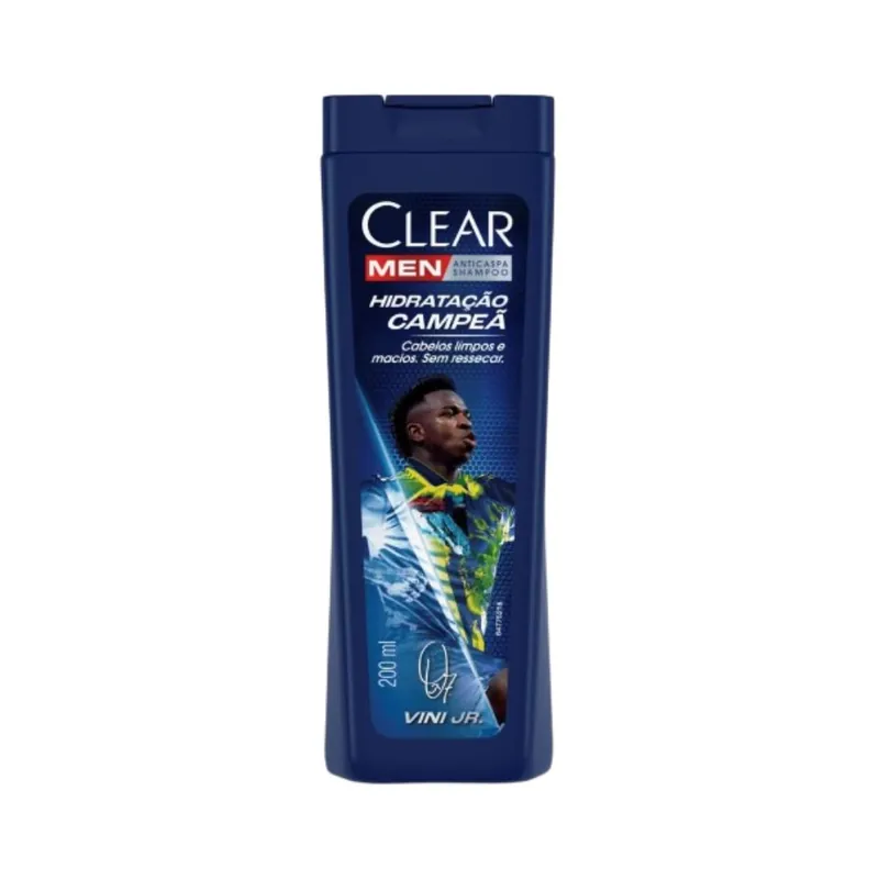 Shampoo Anticaspa Clear Men by Vini Jr Hidratação Campeã 200ml