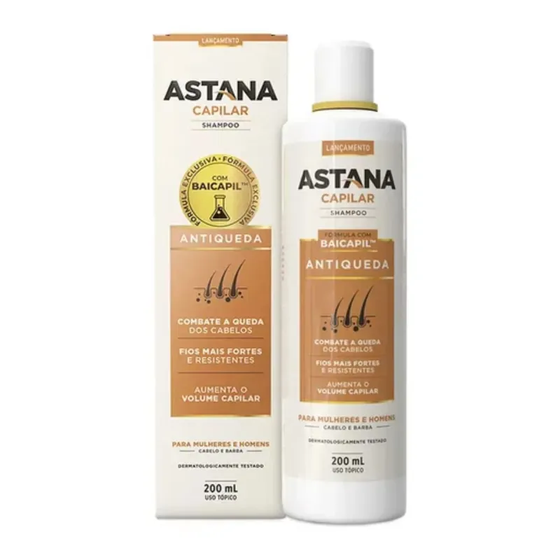 Shampoo Astana Capilar Antiqueda 200ml