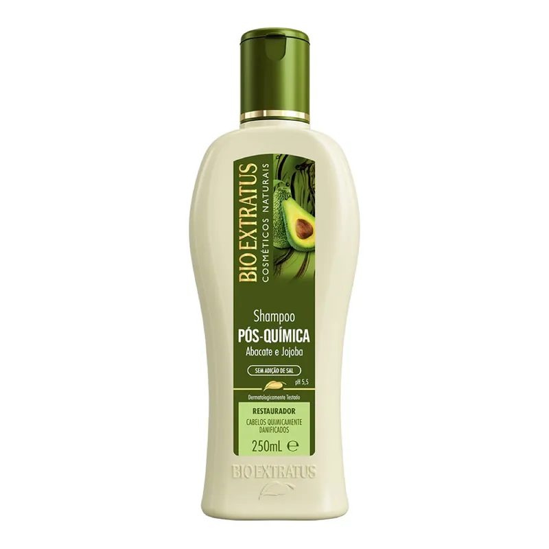 Shampoo Bio Extratus Pós-Química Abacate e Jojoba 250ml