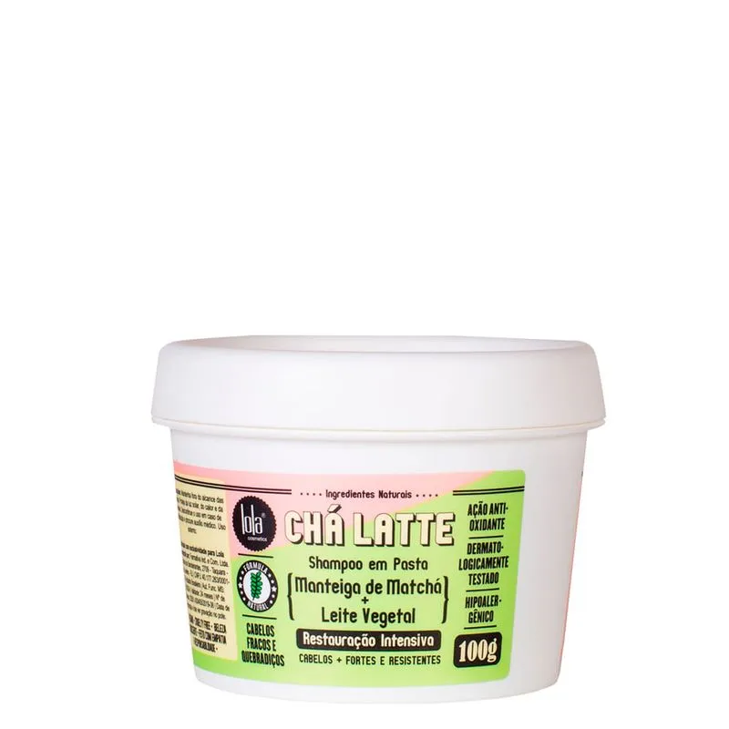 Lola Cosmetics Chá Latte Shampoo Chá Verde 100g