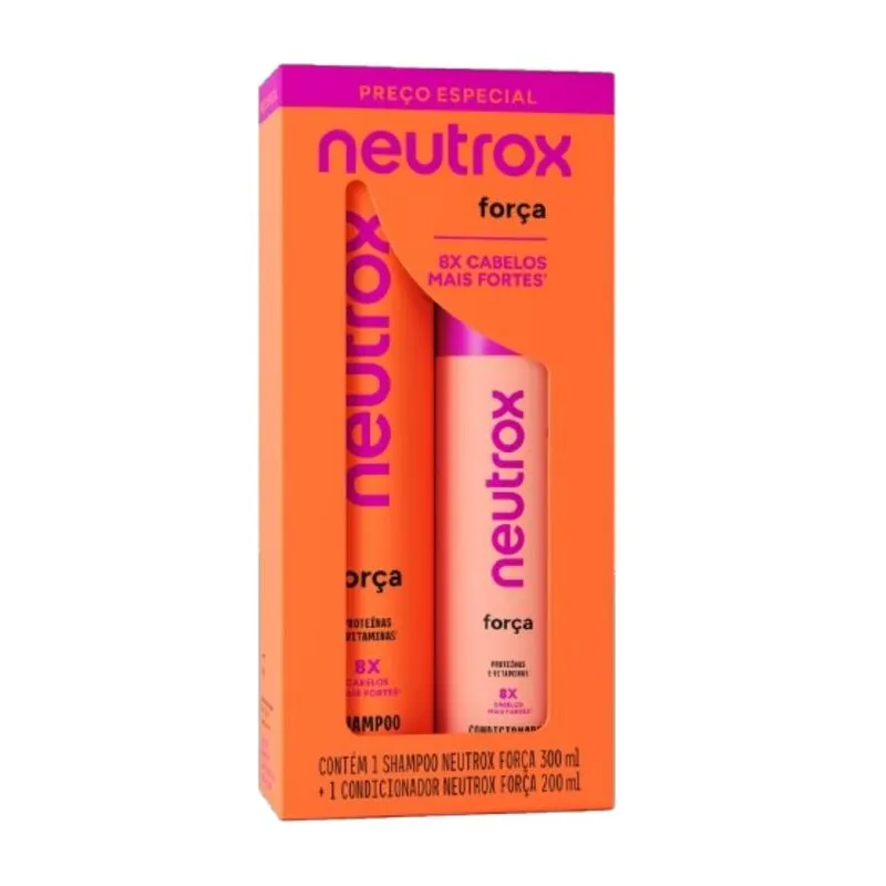 Shampoo + Condicionador Neutrox 300ml+200ml Força