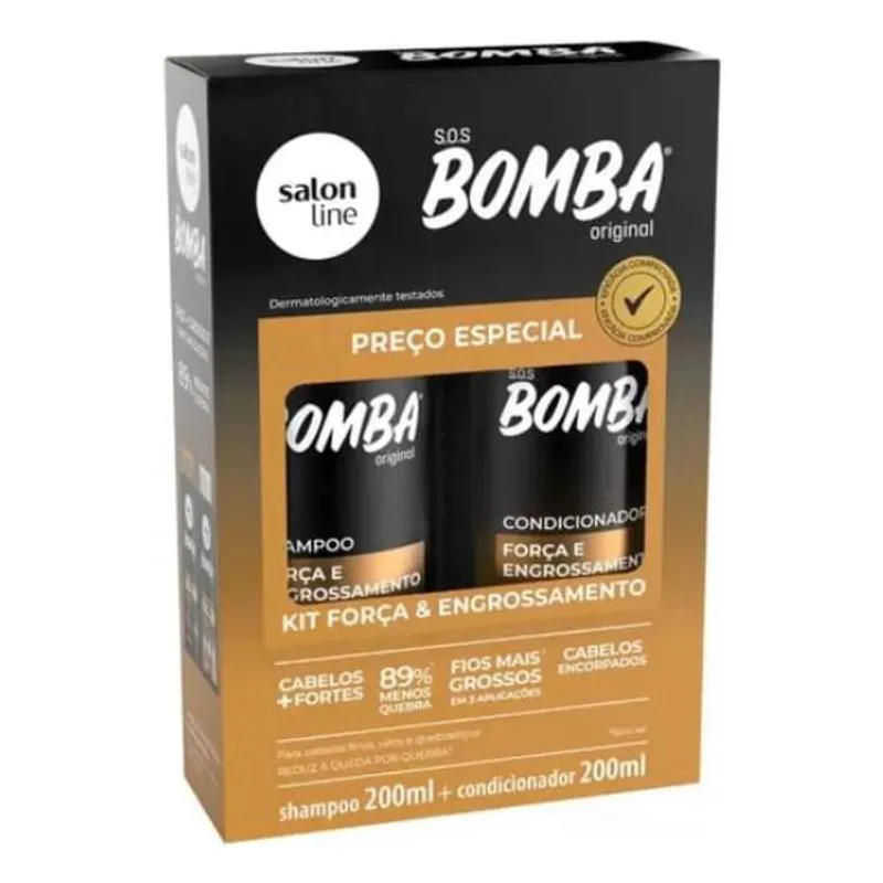 Shampoo Kit Salon Line - Força e Engrossamento 200ml
