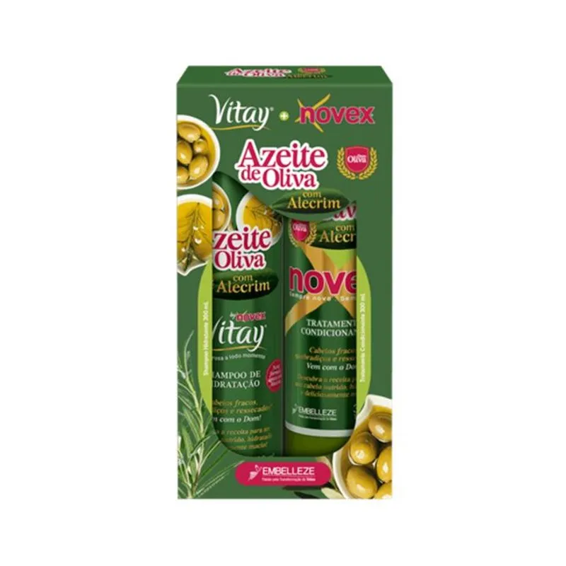 Shampoo Kit Vitay Novex - Azeite De Oliva 300ml