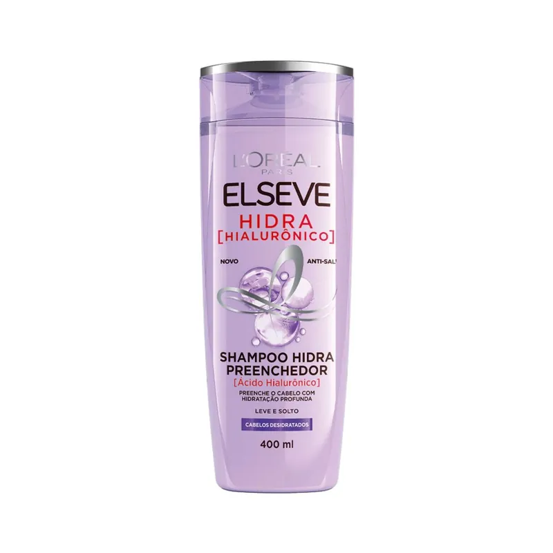 Shampoo Elseve Hidra Hialurônico Hidra Preenchedor 400ml