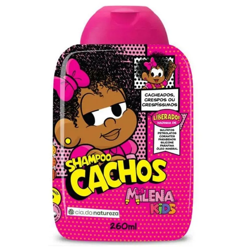 Shampoo Milena Kids Cachos 260ml