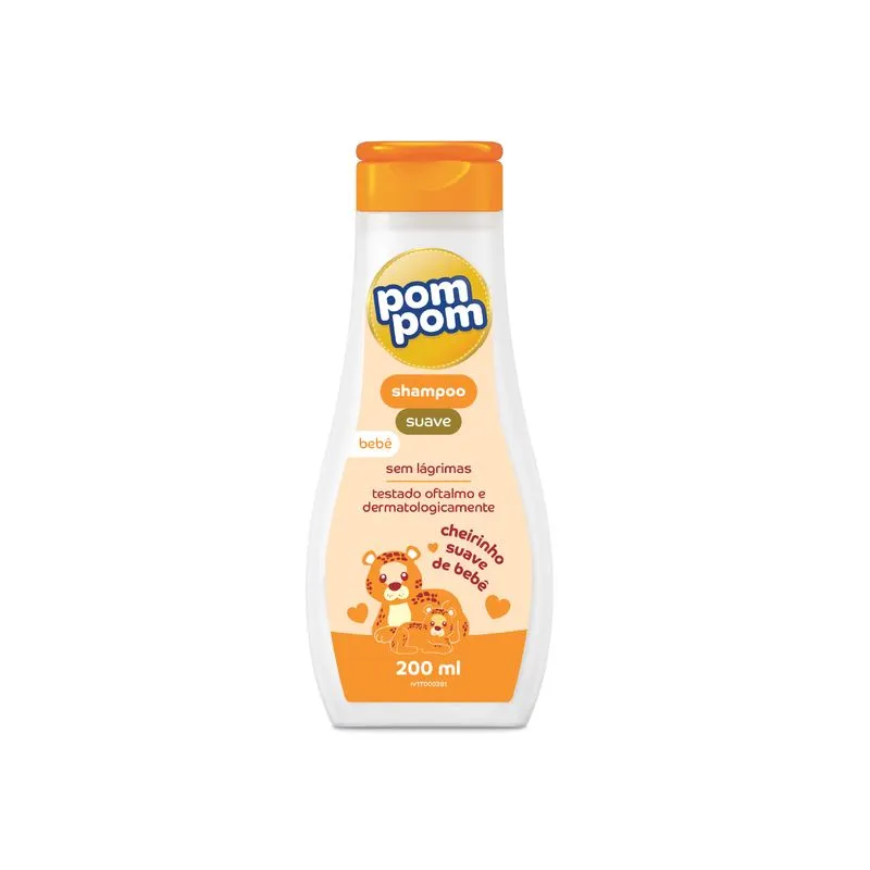 Shampoo Infantil Pom Pom Suave 200ml