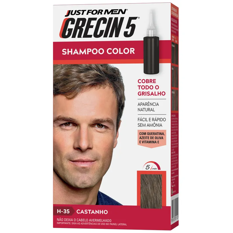 Tintura Tonalizante Grecin 5 Castanho