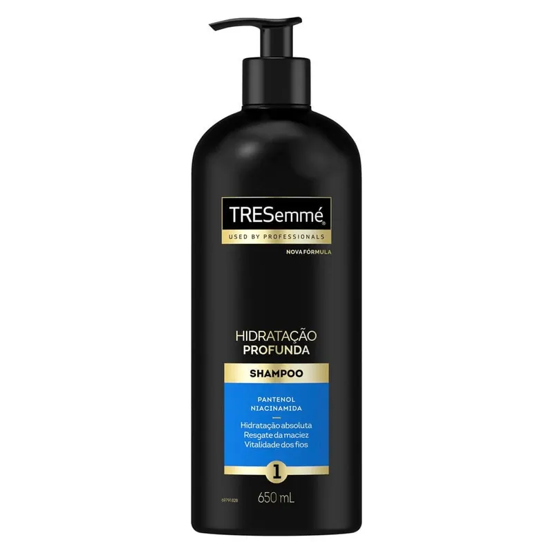 Shampoo TRESemmé Hidratação Profunda Pantenol e Niacinamida 650ml