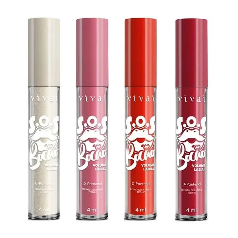 SOS Bocão Rosa Colors Volume Labial 3100.1.1 Vivai