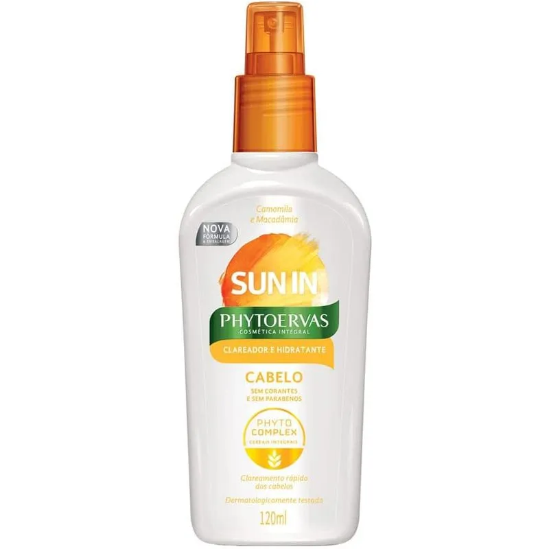 Clareador de Cabelos Phytoervas Sun In Camomila e Macadâmia 120ml