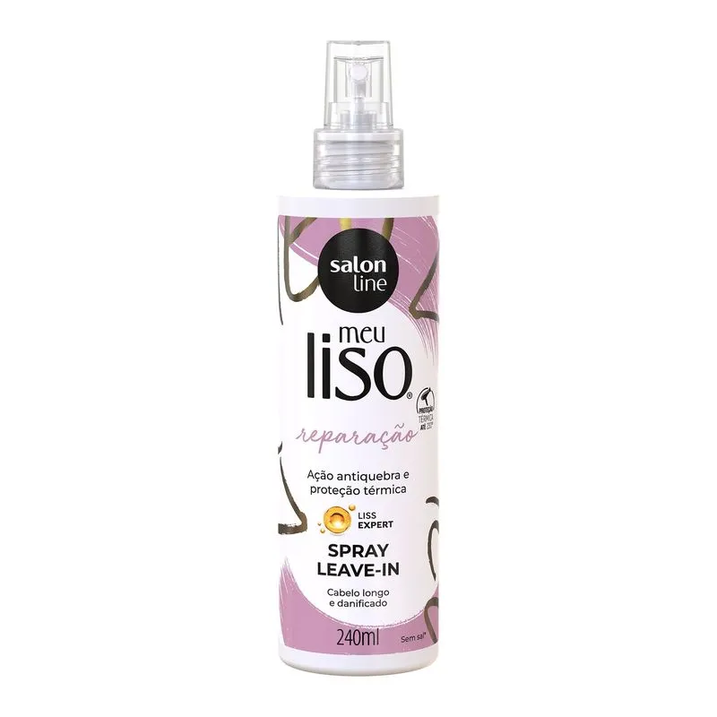 Spray Leave In Salon Line Meu Liso Reparação 240ml