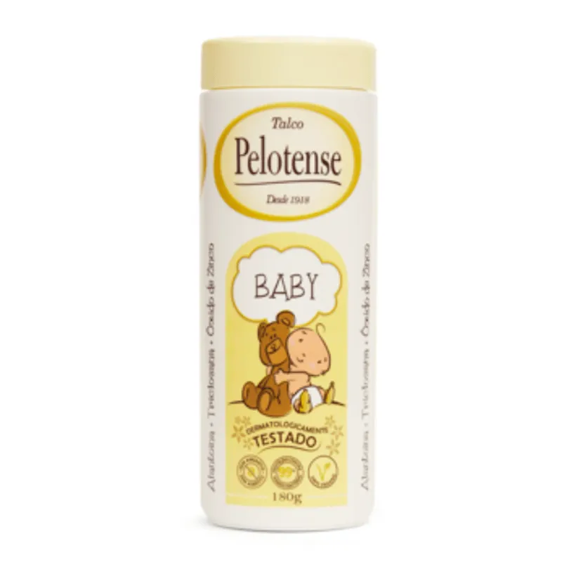 Talco Pelotense Baby Amarelo 180g