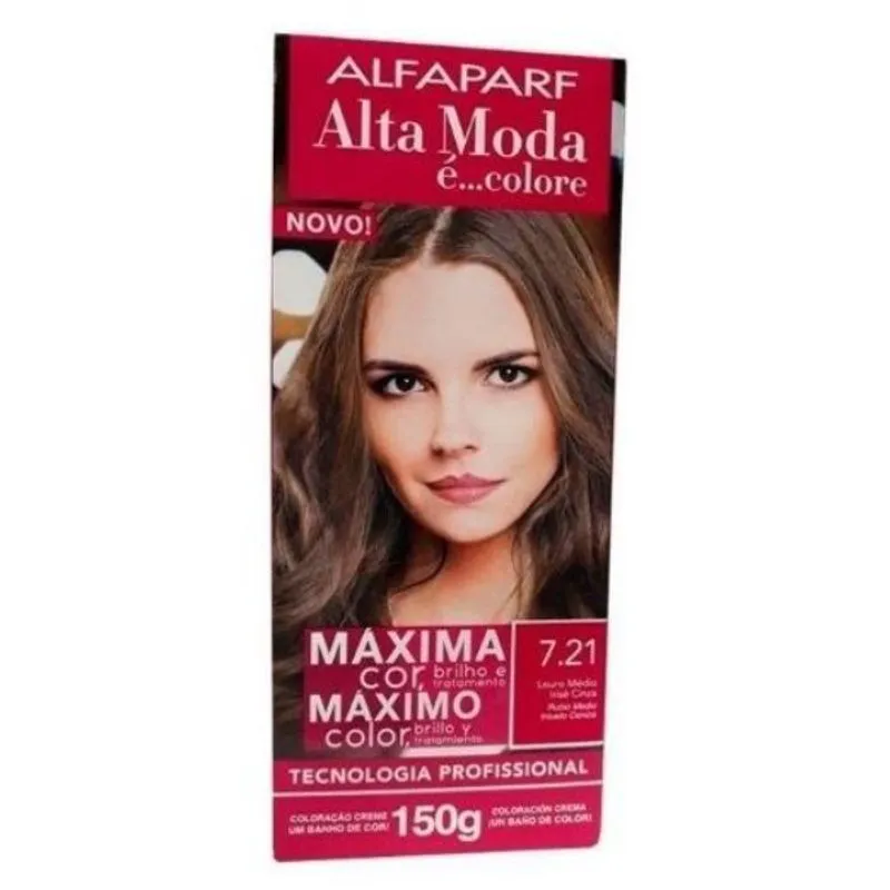 Tintura Alta Moda Especial 7.21 Louro 150g