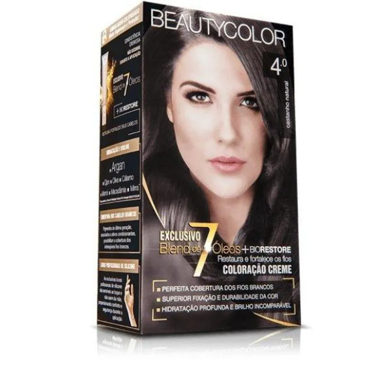Tintura Beauty Color 4.0 Castanho Natural