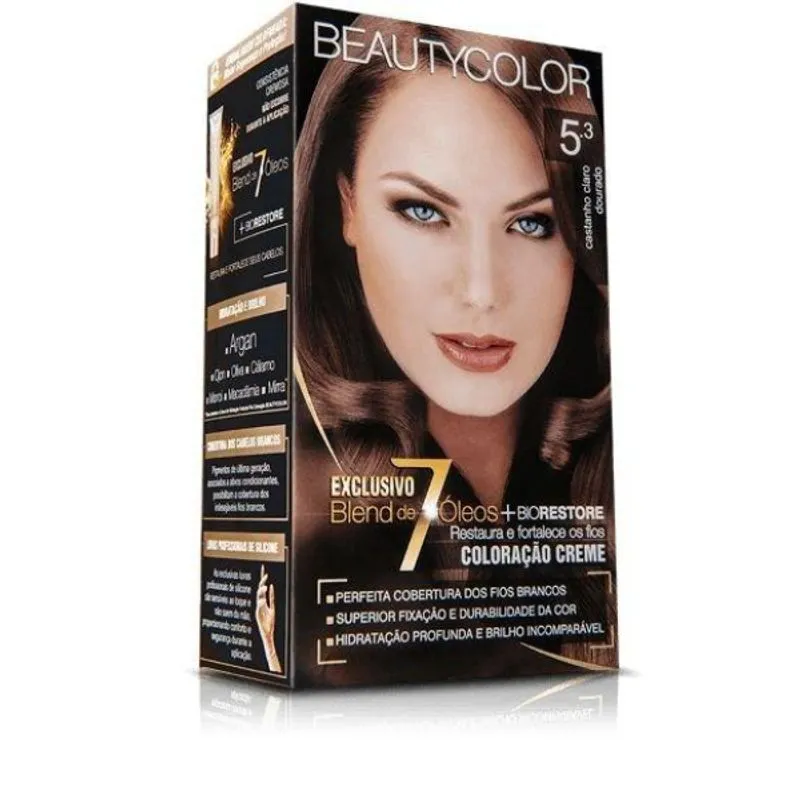 Tintura Beauty Color 5.3 Castanho Dourado