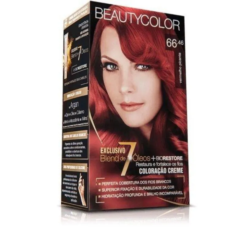 Tintura Beauty Color 66.46 Vermelho Picante (Especial)