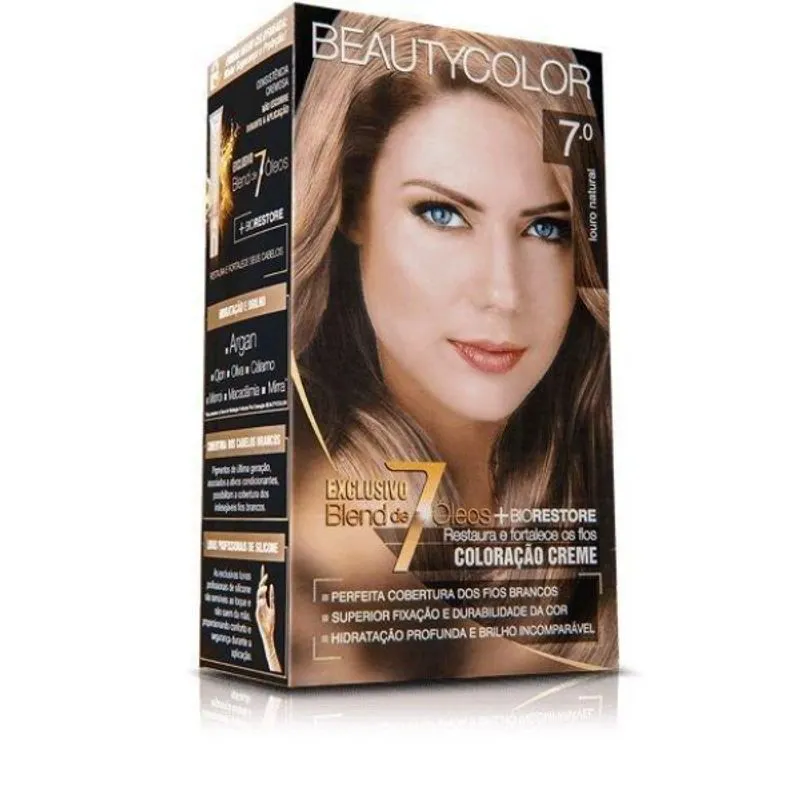 Tintura Beauty Color 7.0 Louro Natural