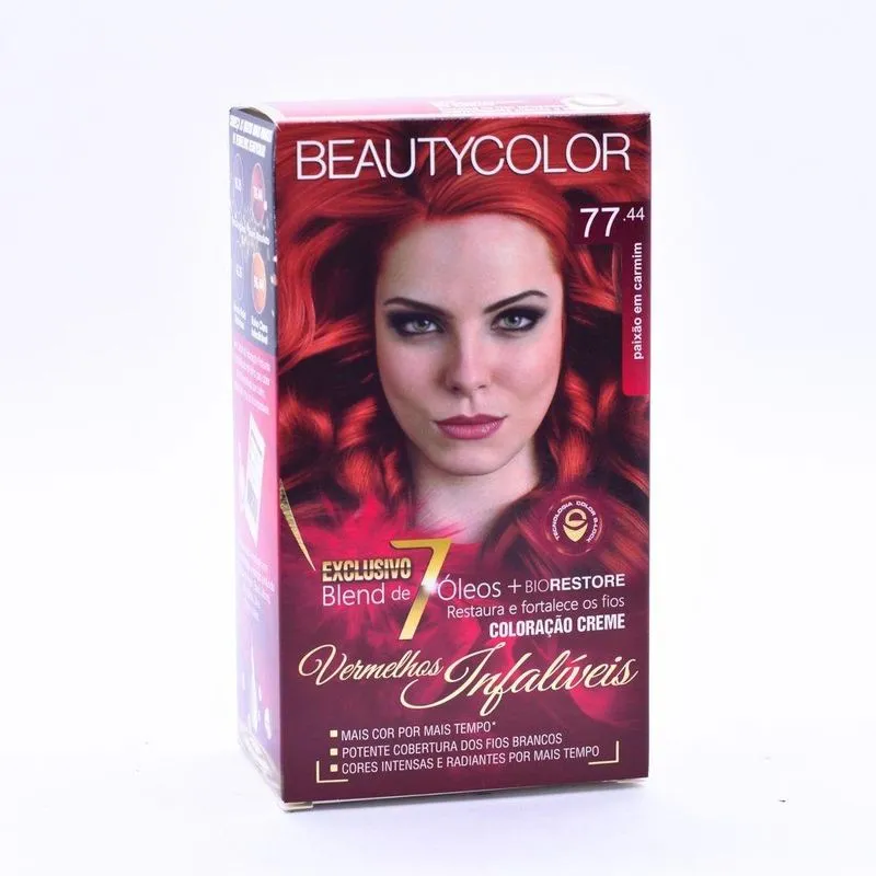 Tintura Beauty Color 77.44 Paixão em Carmim (Especial)
