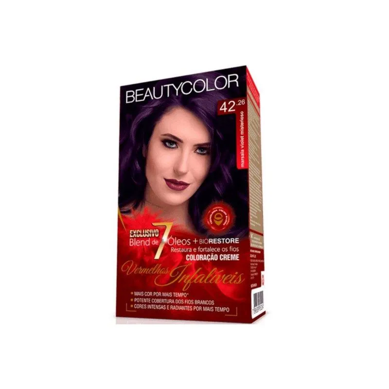 Tintura Beauty Color 86.44 Ruivo Cobre Natural