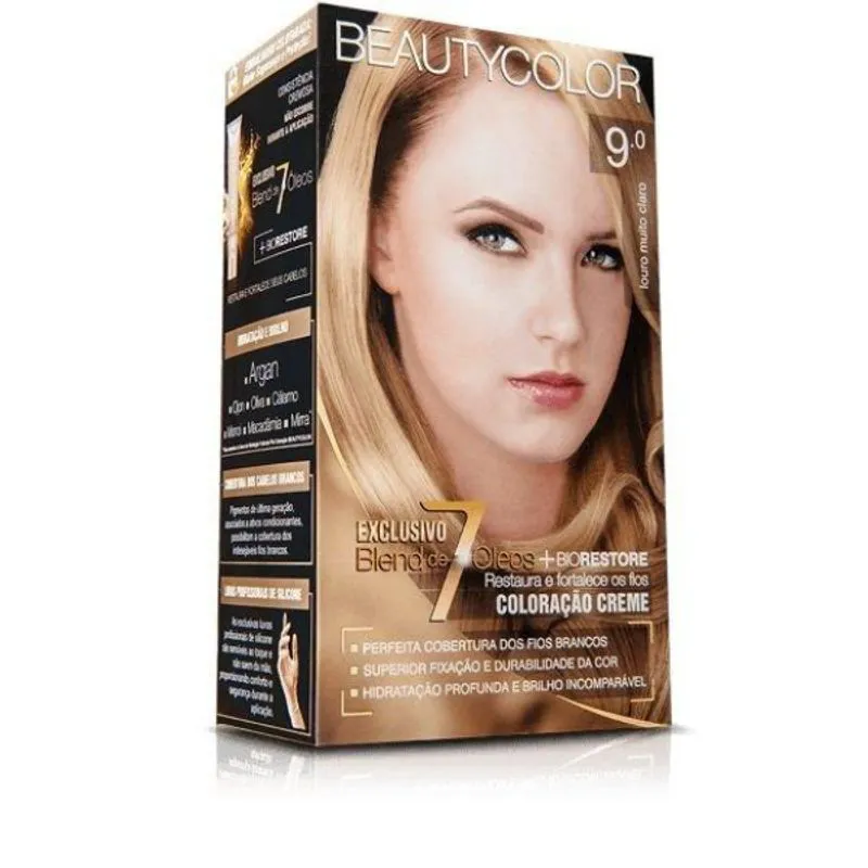 Tintura Beauty Color 9.0 Louro Muito Claro
